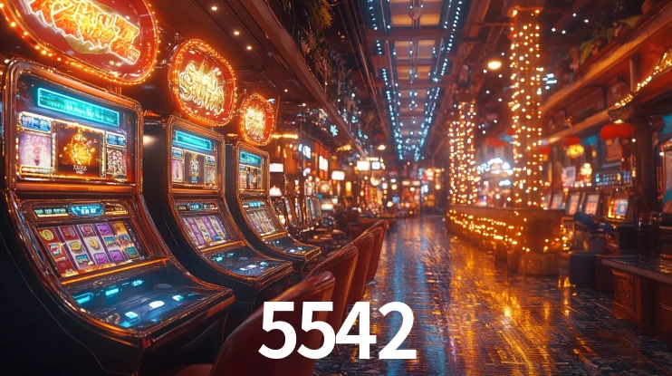 Sinta a adrenalina dos jogos de cassino com 5542